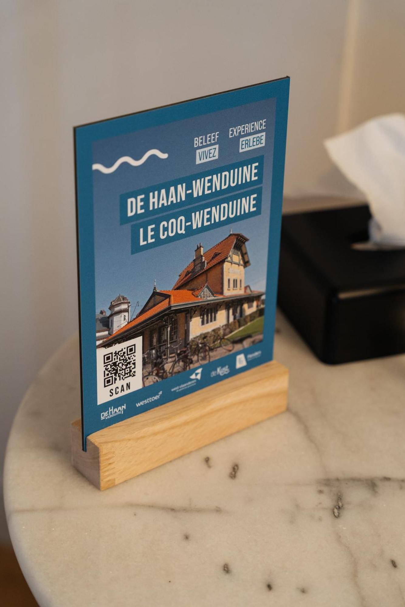 Boutique Hotel Azur De Haan Bagian luar foto